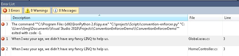 LINQ error