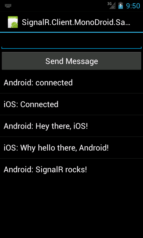 Android screenshot