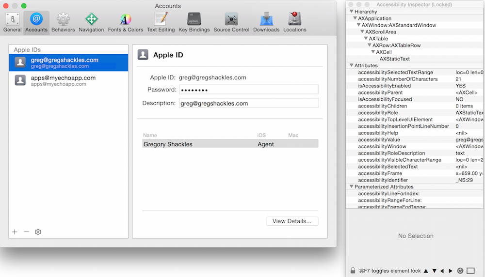 Accessibility Inspector
