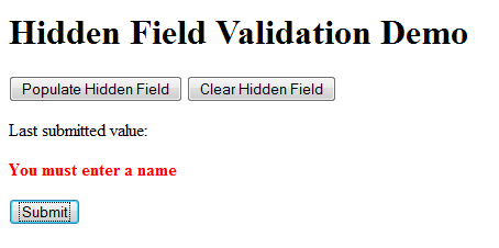 Updated page output